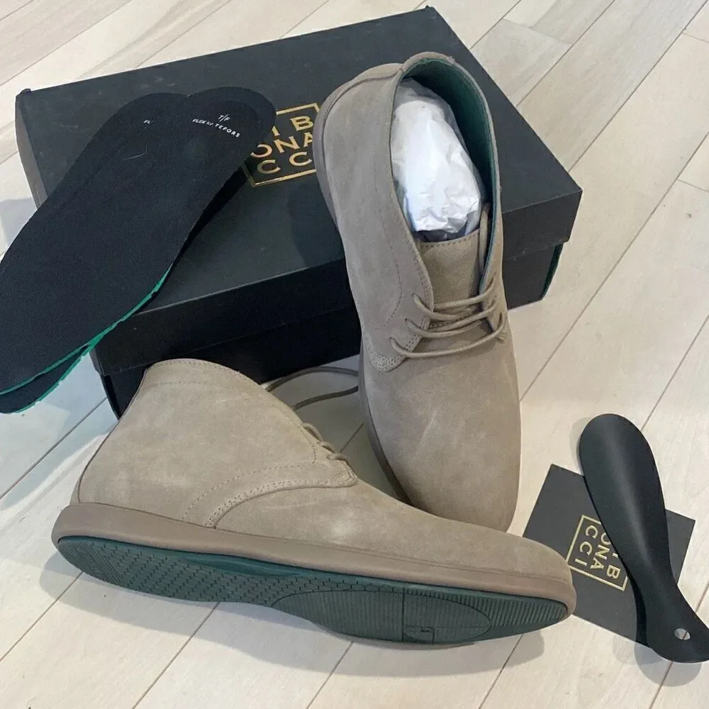 Fibonacci Footwear Men's The Abbacis Chukka Boots Stone Tan Size 10.5